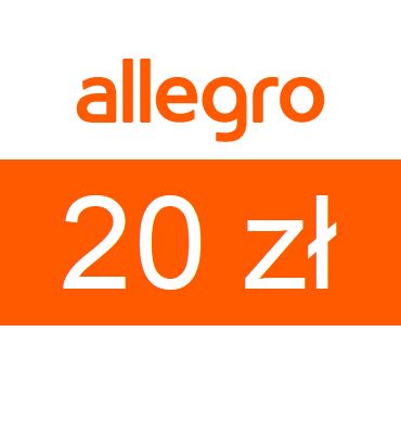 zdjęcie
                     Karta podarunkowa Allegro o wartości 20zł