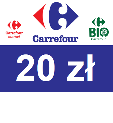 zdjęcie Elektroniczny BON Carrefour 20 PLN